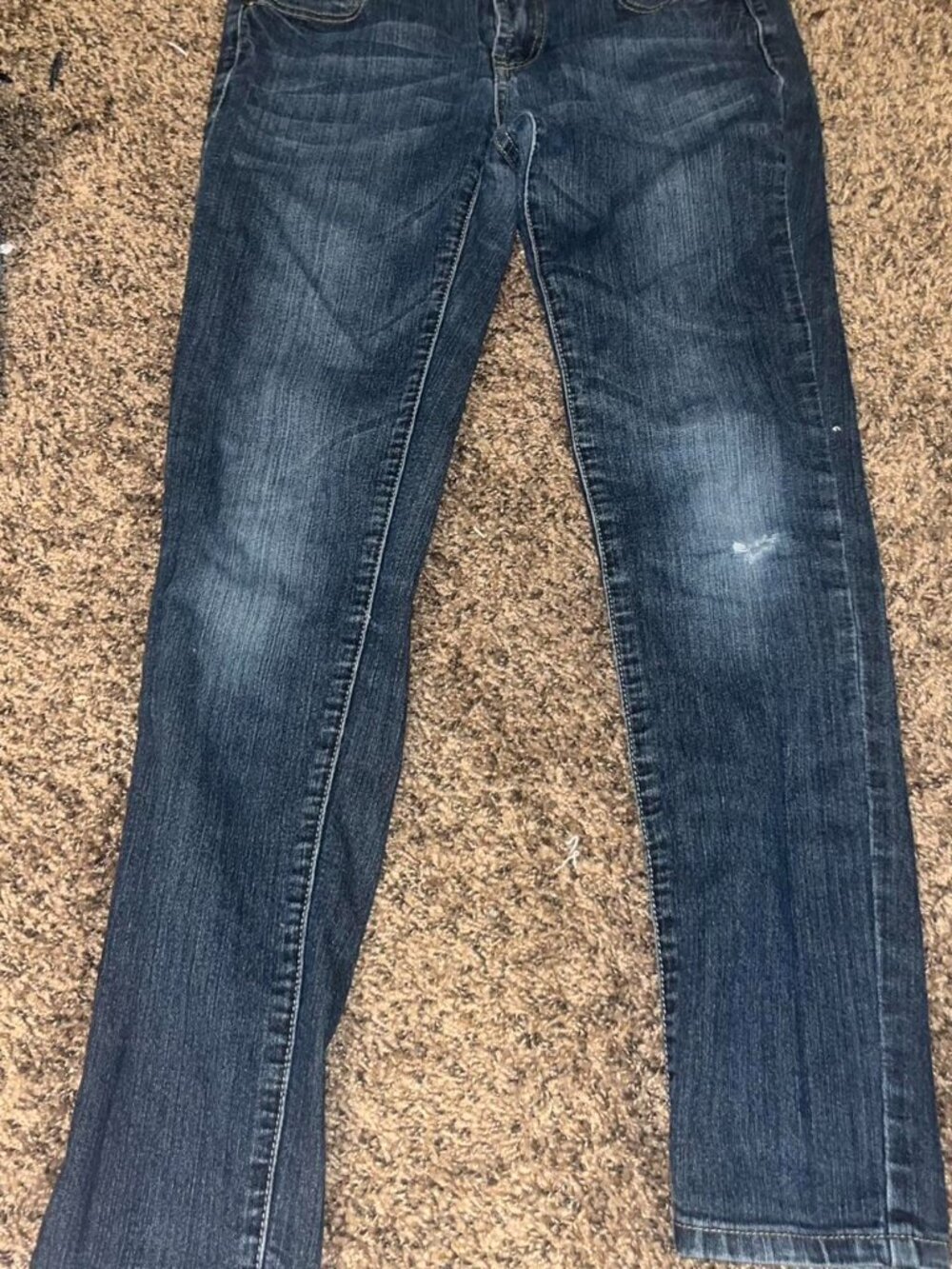 American Eagle Outfitters Women's Navy and Blue Jeans